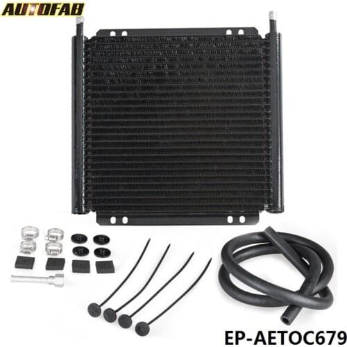 Racing Car Series 8000 Type 24 Row Aluminum Plate & Fin Transmission Oil Cooler AF-AETOC679
