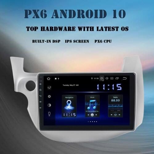 Android 10 Car Radio for Honda Fit Jazz 2008 2009 2010 2011 2012 Multimedia Player GPS Navigation DSP HDMI 4Gb+64Gb IPS screen
