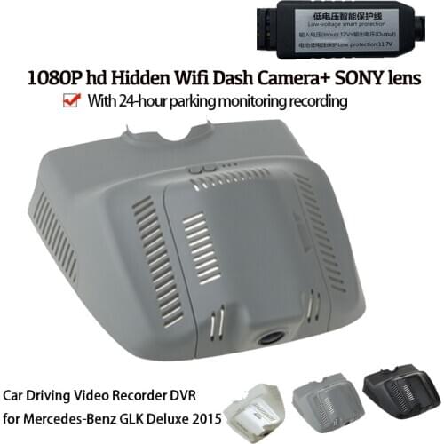 Car Wifi DVR Driving Video Recorder Dash camera For Mercedes-Benz GLK Class X204 Deluxe GLK220 2011~ 2016 2017 Night vision hd