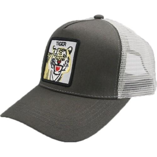 Baseball Caps Embroidery Animal Panama Street Hats Casual Fishing Mesh Breathable Sun Protection Summer Caps Gorras Para Mujer