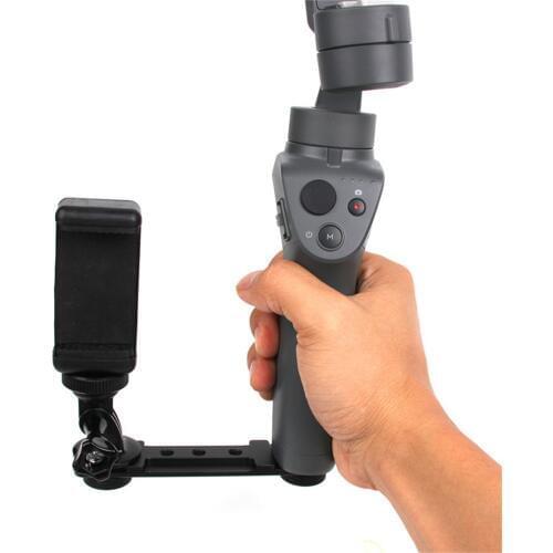 Smartphone Clip Holder Monitor Extension Bracket Support Mount Cilp for DJI OSMO Mobile 2 /3 Handheld Gimbal Camera