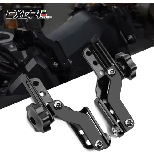 Windshield Support Holder Windscreen Strengthen Bracket Adjusters Airflow adjustable Kits for Suzuki Vstrom DL 1000 2017- 2019