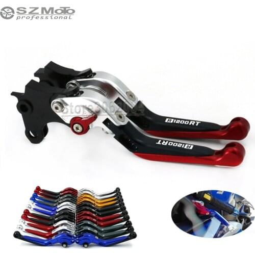 For BMW R1200RT R1200 RT LC 2014-2018 Motorcycle Accessories Folding Extendable Adjustable Brakes Clutch Levers With LOGO CNC