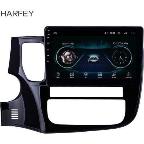Harfey 10.1" Android 8.1 Bluetooth Autoradio Stereo GPS Navi for Mitsubishi OUTLANDER 2014-2017 support USB SWC 3G WIFI OBD DVR