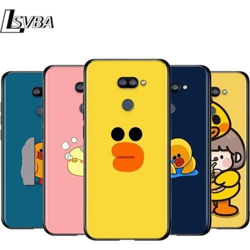 Hot Yellow duck For LG K22 K71 K61 K51S K41S K30 K20 2019 Q60 V60 V50S V50 V40 V30 G8S G8 X ThinQ Black Phone Case
