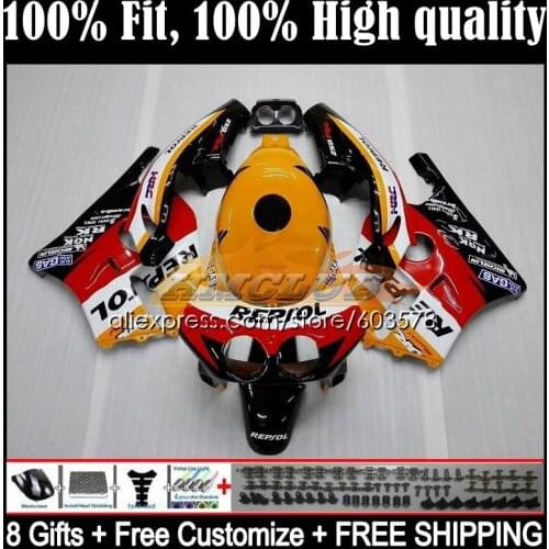 Injection For HONDA CBR 250 250RR 1990 1991 1992 1993 1994 43CL.43 CBR250RR MC22 CBR250 R RR 95 96 97 98 99 Fairing hot orange