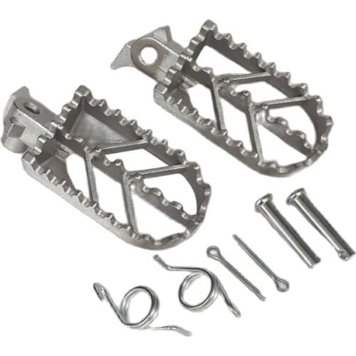 Stainless Foot Pegs with accessories fit for Huayang 160 HK Bosuer T8 PH Zhenglin Motorcycle Modification Accessories