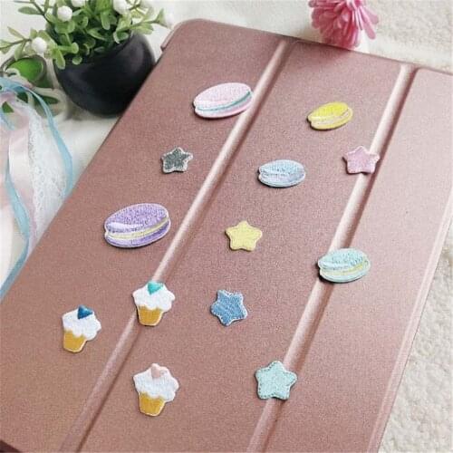 Maxsin 10 Pc/lot High Quality Embroidered Little Burger Star Sticker Iron On Clothes Jacket Dress Patch Garment Accessories DIY
