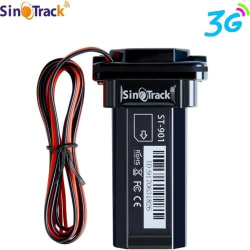 3G WCDMA Mini Tracker Waterproof Builtin Battery GPS ST-901 for Car vehicle gps device motorcycle with online tracking software