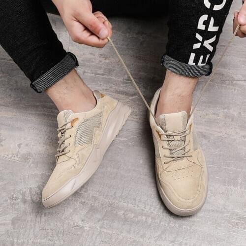 Sneaker man sneaker footwear hot causal shoes Casual Mens male mens leisure casual boots black sports sale fashion leather 2020