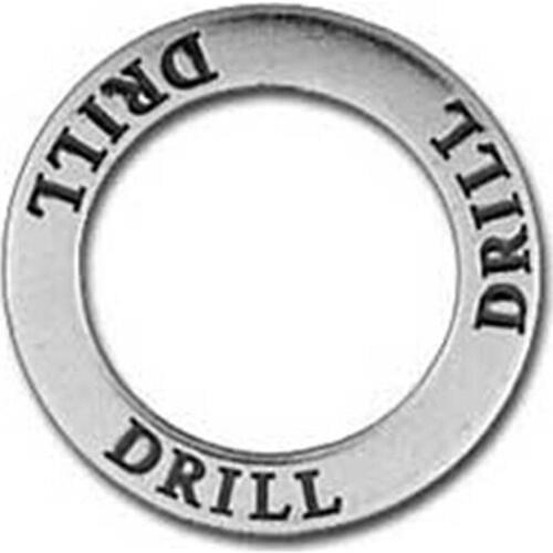 Personalized Custom Drill Message Circle Charms Drill Team Pendants Love Drill Jewelry Accessory