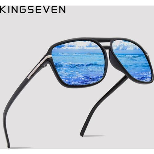 KINGSEVEN HD Polarized Aluminum Sunglasses Hot Mens Brand New Sun Glasses Big Size Oculos Women Goggle Gafas De Sol