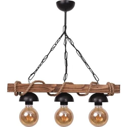 Modern 2021 Zesa Wood chandelier 3'lü chandelier люстра