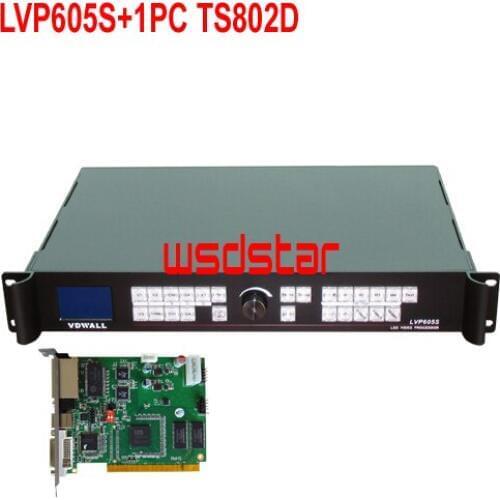 VDWALL LVP605S LED Video Processor with 1pc LED sending card TS802D inside New Style Hot Sales