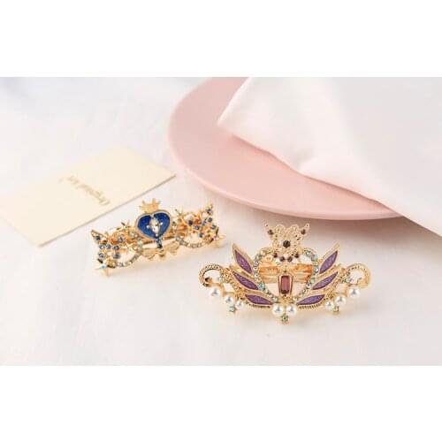 Sailor Moon Action Figure Crystal Crown Tiara Spiral Heart Rod Stick Barrette Hair Clip Hairpin Beauty Cosplay Jewelry Accessory