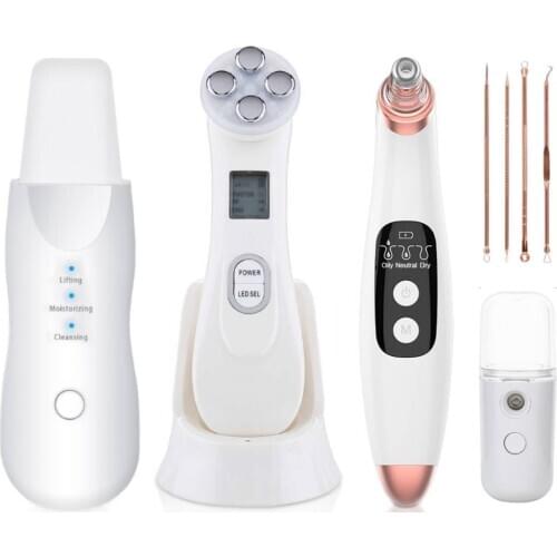Blackhead Remover Acne Pore Acne Pimple Removal Face Deep Nose Vacuum Suction Face Diamond Beauty Clean Skin Care Set Dropshippi