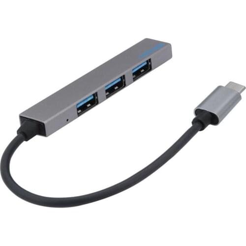 Type-C To 4 Usb Hub Expander Ultra-Thin Mini Portable 4-Port Usb 2.0 Hub Usb Power Interface For Mac-Book Laptop Tablet