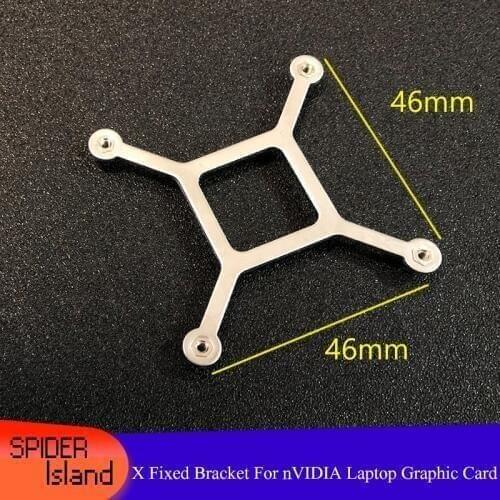 X Fixed Bracket X baffle for nVIDIA gtx765m gtx965m gtx970m gtx980m gtx870m gtx880m gtx780m gtx1060 Laptop Graphics Video Card