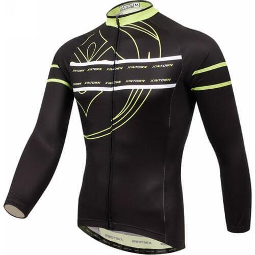Xintown Pro Racing Mens Cycling Clothing Long Sleeve Cycling Jersey Tops Ropa Ciclismo Road mtb Bike Jersey Bicycle Sportswear