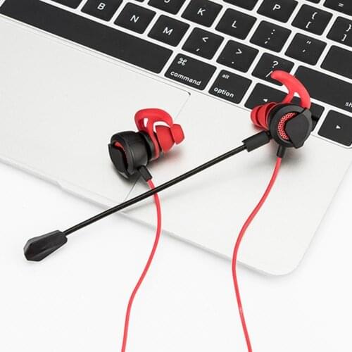 1Set Earbuds Earphone with Mic Universal In-ear Wired Sports Headsets for Game