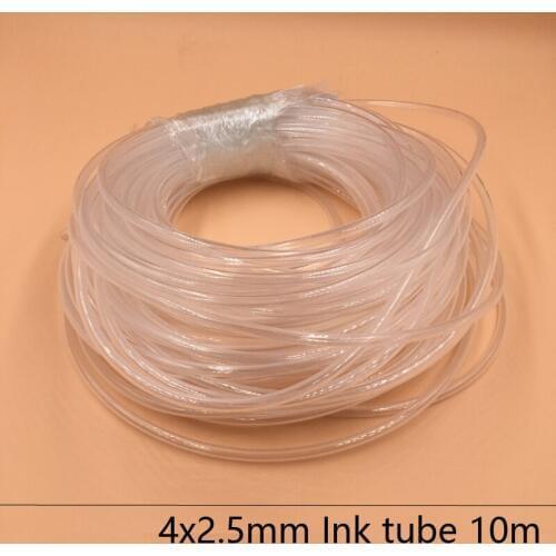 10 meters eco solvent ink Tubing for Bulk ink System 4x2.5mm Roland, Mutoh, Mimaki Printers ink line tube ink supply tube