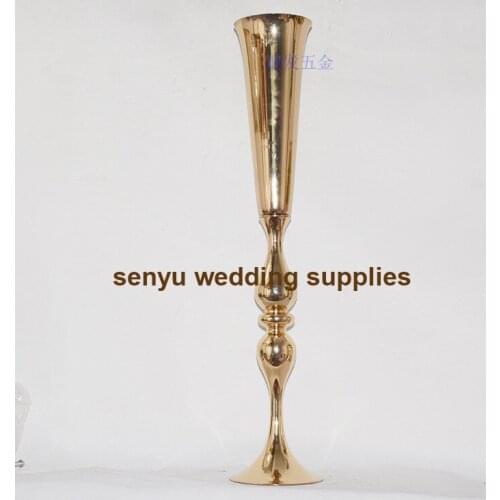 10PCS 88cm tall luxury flower vase wedding trumpet vase for wedding decoration table centerpieces event party supplies senyu0379