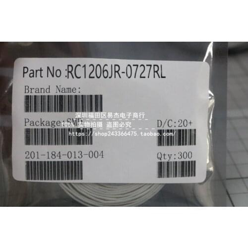 100pcs/lot SMD resistor rl resells the giant RC1206JR - 0727, 1206 10 Ω plus or minus 5