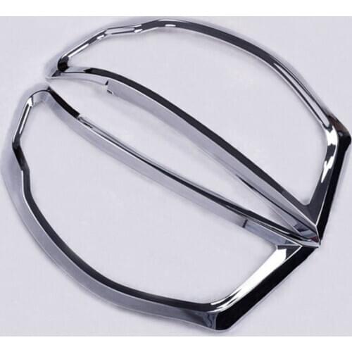 ABS Car Strips Trim fit For 2006- 2014 Mitsubishi L200 Triton Pick Up Accessories abs chrome Headlamp Cover For L200 Triton