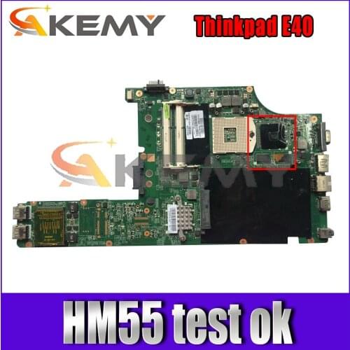 Akemy DA0GC5MB8F0 Is Suitable For Lenovo Thinkpad E40 Laptop Motherboard 63Y2134 63Y1598 PGA989 HM55 100% Test Work