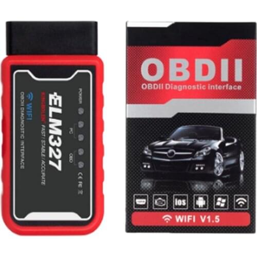 For Toyota Corolla Yaris Rav4 Avensis Wifi PIC25K80 V1.5 ELM327 OBD2 Car Code Scanner Diagnostic Tool for IPhone/ Android/ PC