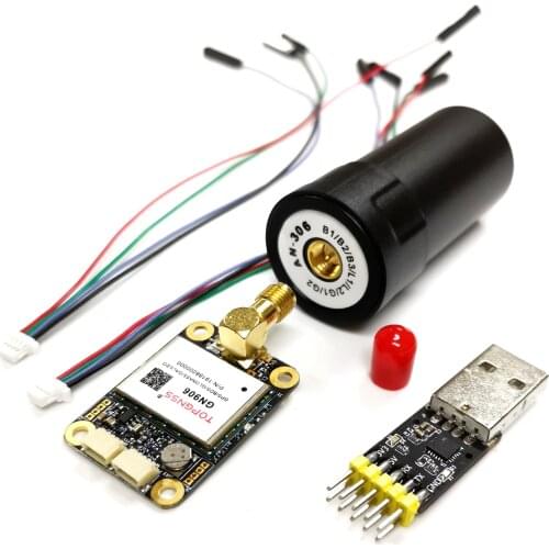 2pcs RTK gps module 5V GPS GLONASS GALILEO High-precision differential RTK centimeter UART TTL level GNSS receiver antenna