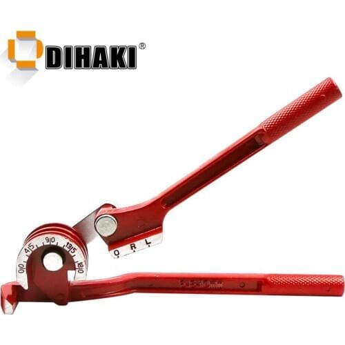 Pipe Bending Tool 6mm/8mm/10mm Manual Tube Bender Heavy Duty Alumnium Alloy For Soft Metal Pipe Hand Tool Rolling Copper Tube