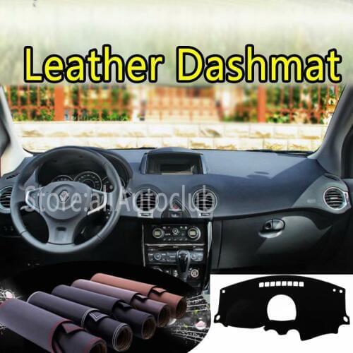 For Renault Koleos 2007-2016 2008 2009 2010 2011 2013 Leather Dashmat Dashboard Cover Dash Carpet Custom Car Styling LHD+RHD