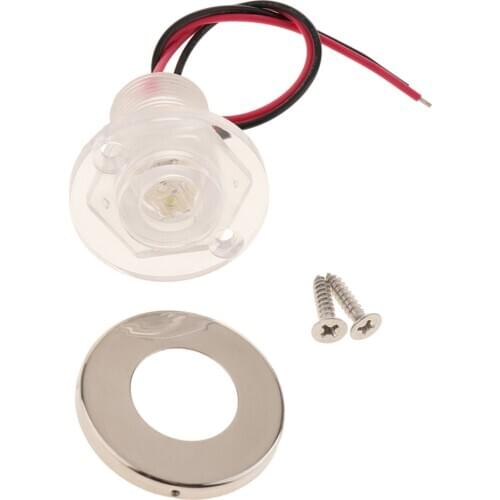 Boat Marine Surface Mount 12v LED Trim Tab Underwater Lights WHITE