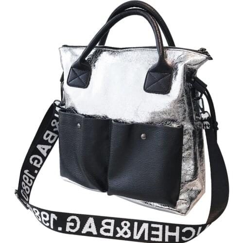 Lyudmyla Womens Shiny Bags