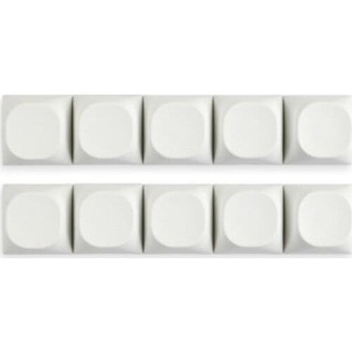 Candy Color PBT Keyboard Keycap Set, No Printed Key Compatible for Gaming Mechanical Keyboard (10Pcs/Set) 85DC