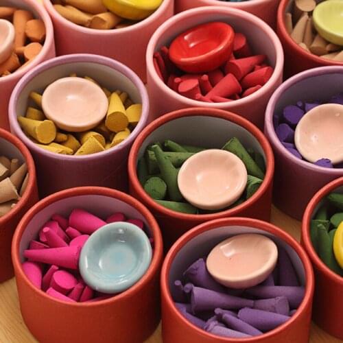 30PCS/Box Incense Conse Pagoda Natural Incense Sleep Aid Deodorization Aromatherapy Fragrant Soothe Spirit Purify Air Livingroom