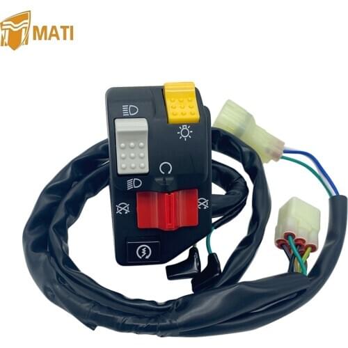 Mati Handlebar Switch Start Stop Headlight for Honda ATV TRX400EX Fourtrax Sportrax A TRX 400EX Replacement 35020-HN1-000