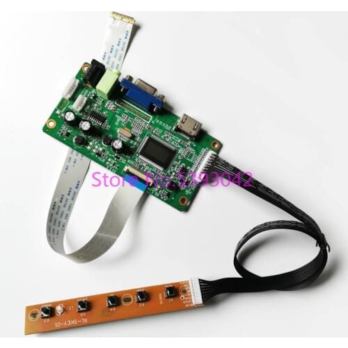 Fit B173RTN01.1 B173RTN01.3 B173RTN01.4 EDP-30Pins notebook PC panel 17.3" VGA display controller board 1600*900 DIY kit