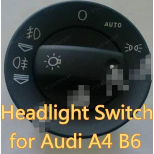 Polarlander NEW Origianl Headlight Switch Knob Button for A/udi A4 B6 8E0941531a 8E0941531 Fog Headlight Lamp