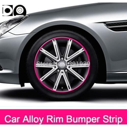 8 meters Car Alloy Wheel Rim Anti-collision Strip for Citroen Grand C4 C5 C1 C3 C2 C6 DS3 DS4 DS5 Berlingo Aircross Picasso