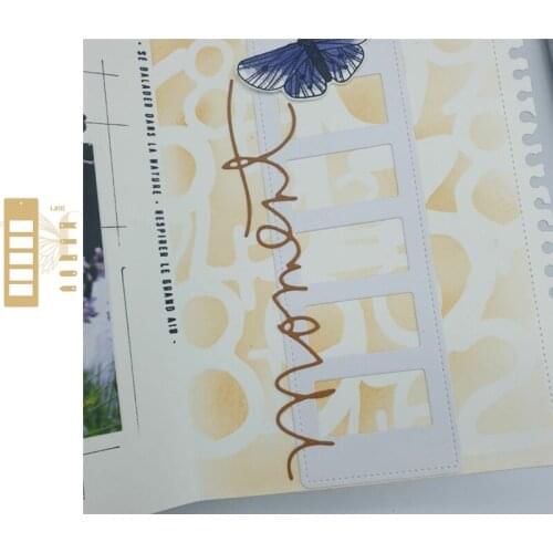 Greeting Card Label Cutting Dies Scrapbook Dariy Decoration Stencil Embossing Template DIY Greeting Card Handmade