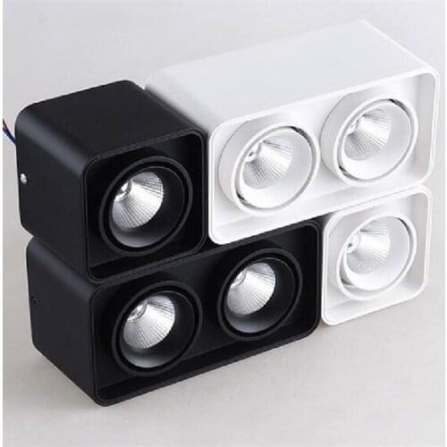 Dimmable LED Downlignt LED Ceiling Lamps 10w 15W 20w 30W AC90-260V Light Direction Adjustable Indoor Lighting