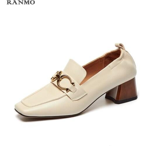 Кожаные туфли-лодочки RANMO China At AliExpress