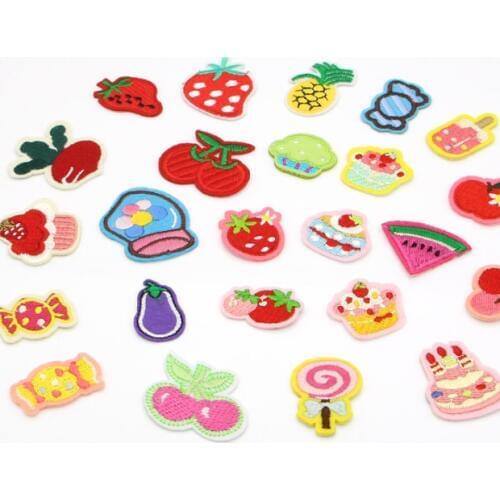 Cloth stickers small childrens clothes patch cartoon cloth patch patch cloth jeans hole decoration embroidery subsidy flower