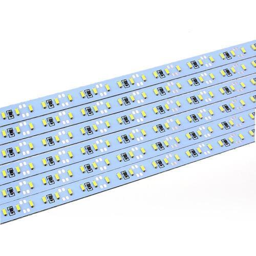 High bright Import Chip 4014 SMD 144 LED DC 12V Hard Led Bar Light, led luces strip light 1m white/ cool white