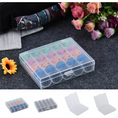 25Pcs Clothes SupplIies Household Coil Metal Silver Sewing Machine Bobbins Thread Core Spools Multifunction
