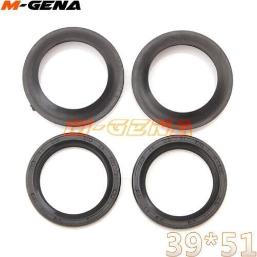 39*51 Motorcycle Front Fork Damper oil seal Dust cover For STEED400 STEED 600 VLX400/600 TSR250 Zephyr 400