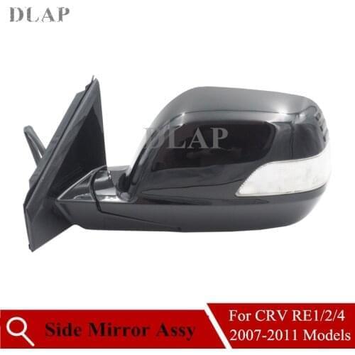 Auto Left Right Outer Rearview Side Mirror Assy For HONDA CRV 2007 2008 2009 2010 2011 RE1 RE2 RE4 Auto Folding Heating