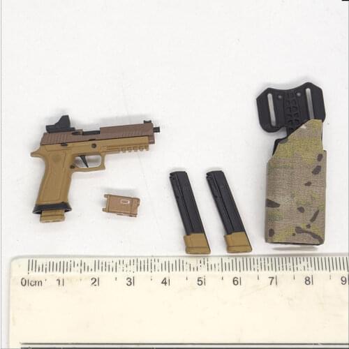 Big Sales Scale 1/6 EASY&SIMPLE Model G19 Pistol Gun Weapons With Holster For Usual Doll Soldier Accessories Scene Components